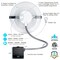 Luxrite 10 Inch Commercial LED Recessed Downlight 3 CCT Selectable 22/29/37.5W 2300/3000/3700LM Dimmable LR23960-1PK - alternate 7